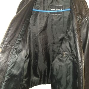 Men's leather coat